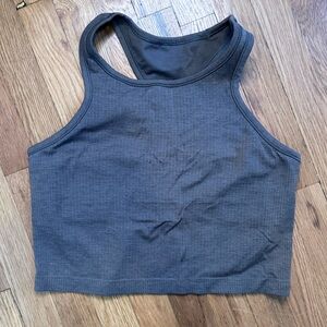 Lululemon Built In Bra Ribbed Tank sz 12